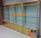 展柜广州精品货架玻璃柜子展示柜模型展示架钛合金展柜礼品柜货柜