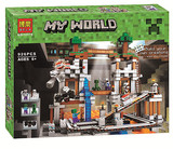 博乐我的世界场景模型My world矿井The Mine拼装积木玩具10179