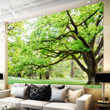 欧式客厅卧室沙发电视背景墙纸壁画现代田园3d无缝环保无纺布壁纸