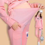 2016春秋韩版孕妇哺乳套装时尚字母大码休闲卫衣两件套运动服春装
