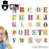 英文字母贴纸儿童早教宝宝墙贴开学幼儿园教室装饰布置用品文具