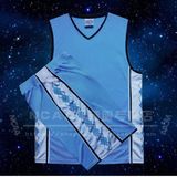 NCAA北卡大学比赛篮球衣背心 飞人乔丹 文斯卡特篮球服套装定制蓝