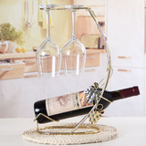 尼克斯 创意红酒架红酒杯架欧式葡萄酒架时尚葡萄园高脚杯挂杯架