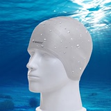 力酷护耳泳帽 防水长发大头 成人硅胶护发男女通用舒适游泳帽