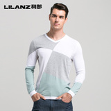 【春新品】Lilanz/利郎纯棉针织衫 春季新品薄款线衣5CMS0013S