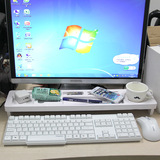 创意办工用品电脑键盘省空间桌面整理架 多功能办公收纳架 置物架