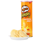 【天猫超市】Pringles品客薯片浓香奶酪味110g/罐 休闲食品