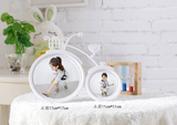 儿童7寸10寸创意自行车组合相框卡通韩式宝宝摆台批发包邮