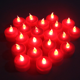 仿真浪漫求爱表白婚礼 生日电子蜡烛 七彩LED电子蜡烛灯引路道具