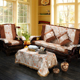 实木沙发垫带靠背三人单人木质椅拆卸加厚坐垫防滑冬季家具椅垫