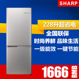 SHARP/夏普 BCD-228JU-S  228升两门直冷家用冰箱节能 机械控温