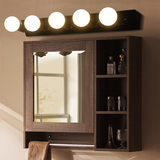 简约创意卫生间led镜前灯 美式节能浴室防水镜柜灯 梳妆化妆壁灯