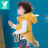 儿童棉马甲 2015男女童加厚上衣1-2-3-4岁宝宝马甲春秋外套冬装潮