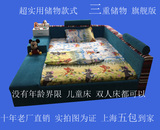 韩式榻榻米床 布艺床环保健康床 双人床1.5米1.8米 软床婚床储物