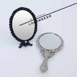 韩国安娜苏折叠便携镜子欧式复古塑料化妆镜梳妆镜公主镜美容镜