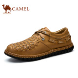 camel骆驼男鞋 春季新款韩版鞋带男鞋 舒适平跟休闲鞋子