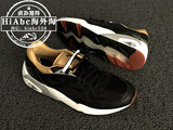 HiAbc正品PUMA Trinomic R698 超强质感 泼墨黑金 复古情侣跑鞋