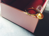 【金刚芭比梦游香港】PINKBOX18k黄镶嵌天然珍珠树藤设计款戒指