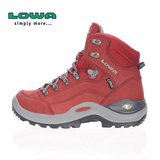 LOWA正品户外女鞋牛皮GTX防水透气中高帮徒步鞋登山鞋L520952