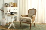 美式家具实木布艺沙发组合实木沙发组合法式橡木沙龙椅设计师家具