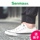 SENMA/森马2016春季新款男鞋平跟休闲鞋韩版潮布鞋学生运动帆布鞋
