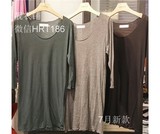 韩国东大门代购2016女装AMASS 女左起1-3色圆领净版T恤均码&