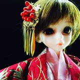 四分BJD娃娃日本和服古装芭比夜萝莉娃娃全套关节体儿童圣诞礼物