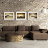 思联 客厅装饰画 现代简约沙发背景墙壁画餐厅摄影风景三联画挂画
