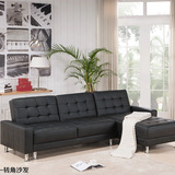 韩式客厅双人三人小户型转角沙发多功能沙发可折叠沙发床特价包邮
