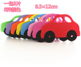 幼儿园装饰品 泡沫彩色小汽车 EVA交通工具贴片 评比栏照片贴