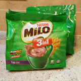 正品 进口马来西亚Nestle milo雀巢美禄巧克力可可冲饮3合1 两包