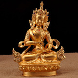 佛教用品密宗佛像 防尼泊尔工艺精美 6寸金刚萨埵佛像铜佛像摆件