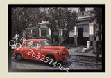 纯手绘古典上海街景风景油画 卧室书房餐厅装饰画有框画