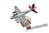 代购 木质模型摆件收藏 经典手工二战B-17G堡垒创意装饰飞机模型