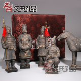 西安兵马俑工艺品精装兵马俑摆件礼盒装中国风特色礼品外事礼品
