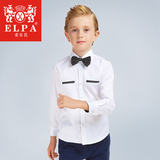 ELPA2016礼服衬衣学院风潮男童长袖衬衫纯棉大童儿童B类NC0023