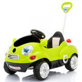 童电动车遥控四轮可坐推杆摇摆卡通小孩玩具宝宝汽车孩智堡新款儿