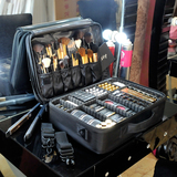 专业隔板收纳大小号多层化妆箱化妆师跟妆纹绣美甲美容工具包韩国