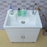 新款欧式高档洗衣柜盆超深盆池浴室柜陶瓷阳台