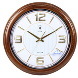 北极星石英钟客厅创意静音挂钟中式复古实木钟表时尚现代简约挂表