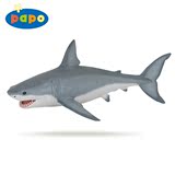 法国PAPO海洋生物系列动物恐龙仿真模型玩具 虎鲸 鲨鱼 藏品摆件