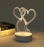 礼物3D小夜灯LED台灯三维床头灯个性卡通动漫礼品卧室客厅台灯床