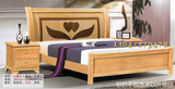 海南海口三亚陵水双人床单人床木床家用床实木床油漆木架板式床