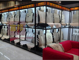 武汉4S店精品柜汽车坐垫椅垫货架展示柜床上用品展柜商场陈列柜