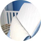 艾伦贝 婴儿床垫 天然椰棕儿童床垫子可拆洗全棉环保 新生儿夏