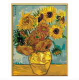 【佳彩天颜】diy数字油画客厅风景花卉大幅 梵高-向日葵世界名画