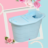 GSG家用成人泡澡桶儿童老人可坐式塑料浴盆浴缸成人洗澡桶沐浴桶