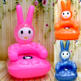 喜洋洋萝卜兔KT猫双层水晶充气沙发 加厚儿童坐骑PVC充气球 包邮