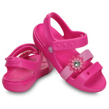 正品代购 Crocs/卡洛驰 印花装饰女童鞋 儿童防滑透气凉鞋 14852