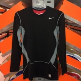 15新款 Nike Pro 男士运动紧身衣长袖训练服532500-011-702-065
